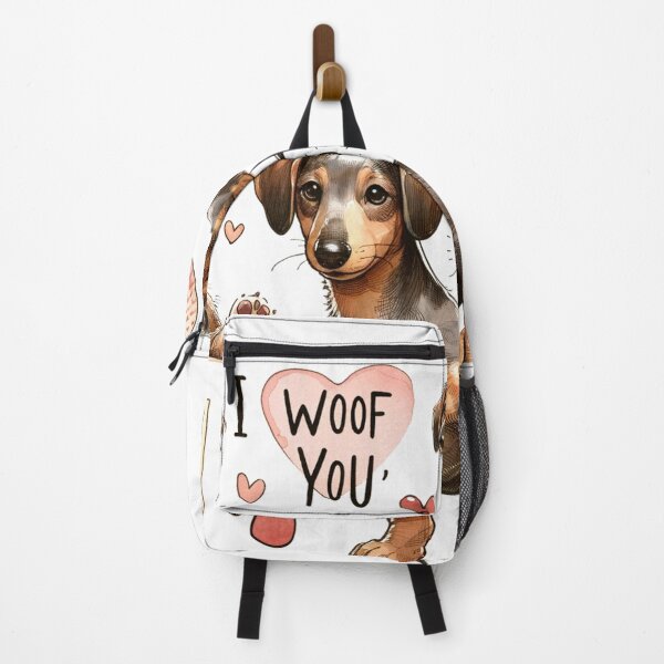Item preview, I Woof You: A Doxie's Valentine designed and sold by hebaesta.