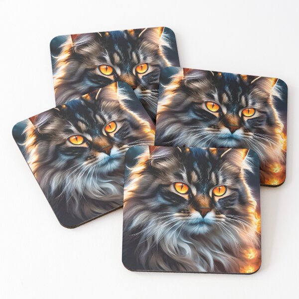 Item preview, Handsome Fiery Feline Design designed and sold by tobyheward.