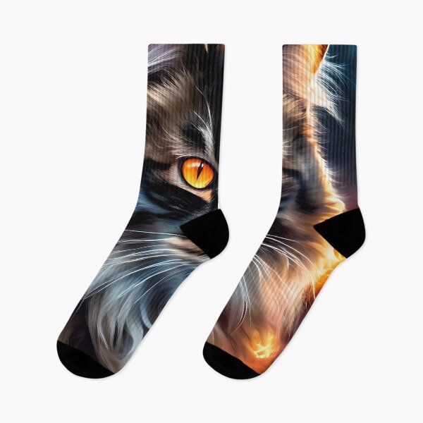 Item preview, Handsome Fiery Feline Design designed and sold by tobyheward.