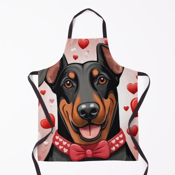 Item preview, "Heartbeat Harmony: Valentine's Love with Doberman Elegance" designed and sold by ZipperDragon88.