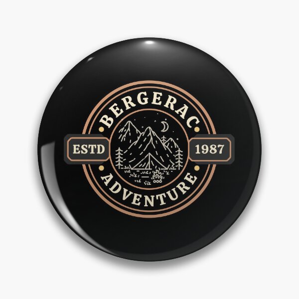 Artikelvorschau, Bergerac Adventure 1987 Retro Outdoor-Design entworfen und verkauft von RetroDesignsNW.