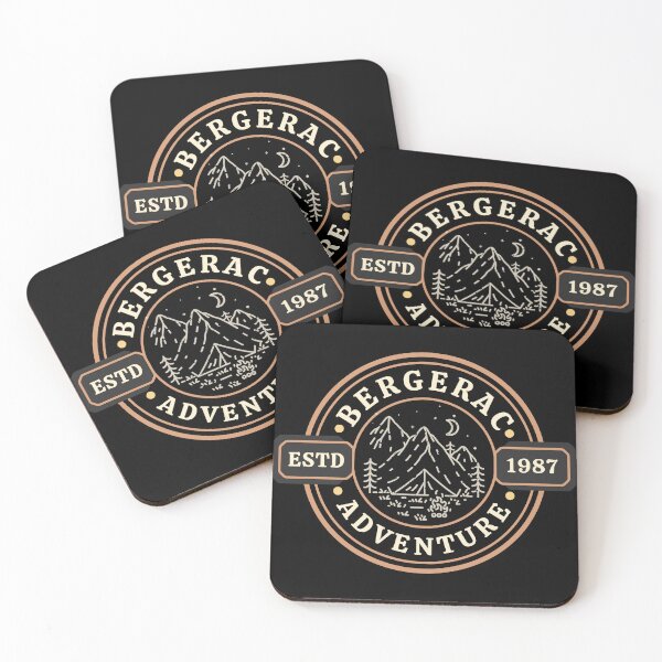 Item preview, Bergerac Adventure 1987 Retro Outdoors design designed and sold by RetroDesignsNW.