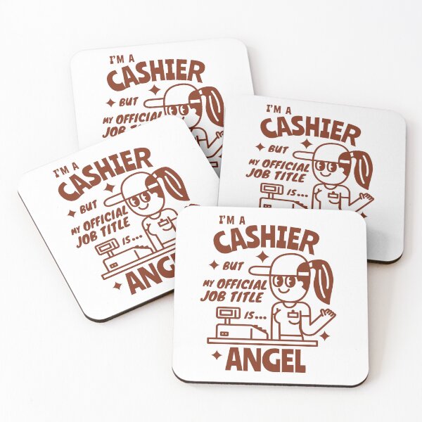 Item preview, Cashier retro character with funny quote. designed and sold by monkik.