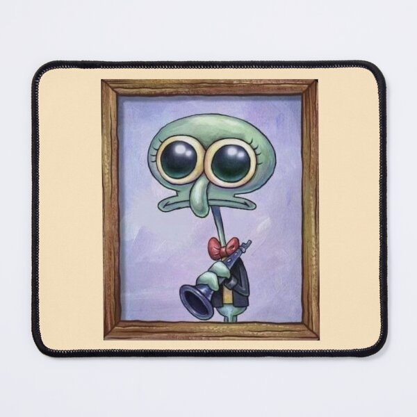 Item preview, Squidward Painting Portrait designed and sold by WitchyHippy.