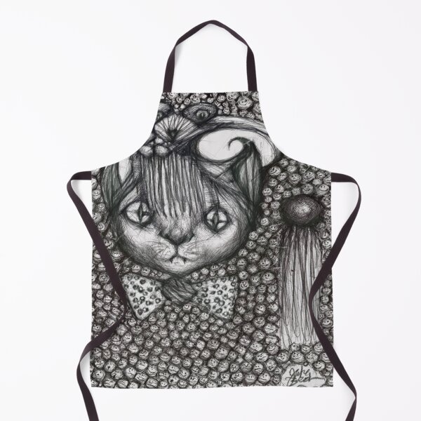 Item preview, Cat with a Raccoon Hat surrounded by a 1000 tiny faces. designed and sold by Patrick Canavan.