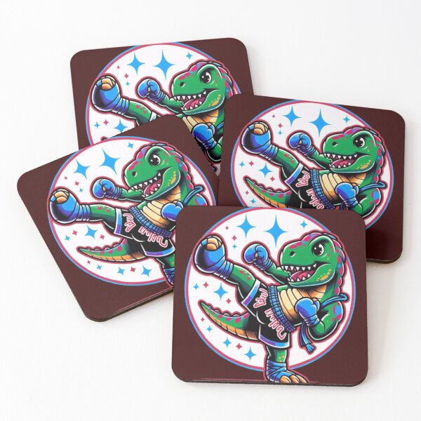 Item preview, Dino Fighter - Muay Thai Madness designed and sold by CountryVanilla.