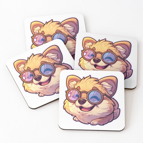 Item preview, Adorable Happy Derpy Pomeranian Dog Sticker designed and sold by PrintsByVickson.