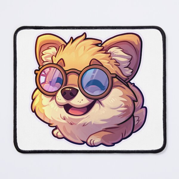 Item preview, Adorable Happy Derpy Pomeranian Dog Sticker designed and sold by PrintsByVickson.