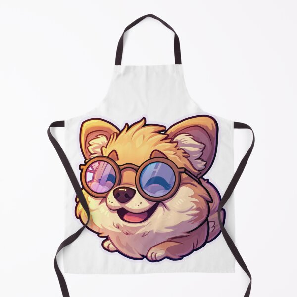 Item preview, Adorable Happy Derpy Pomeranian Dog Sticker designed and sold by PrintsByVickson.