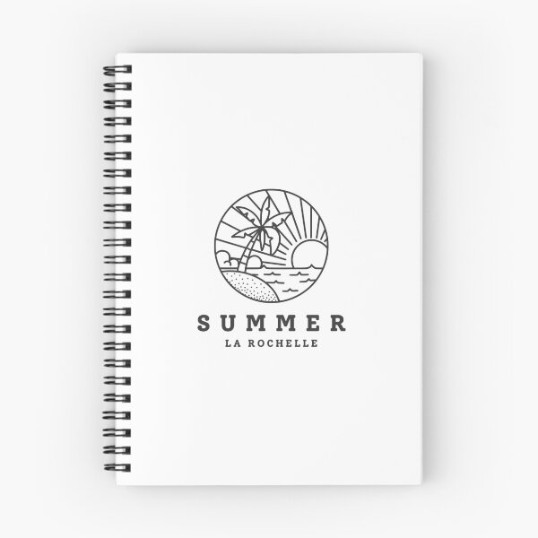 Item preview, La Rochelle Summer Palm Tree and Sun Retro design in white designed and sold by RetroDesignsNW.