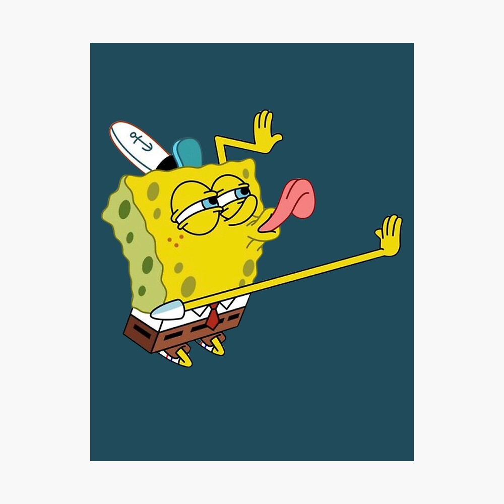 Spongebob Squarepants Licking Meme