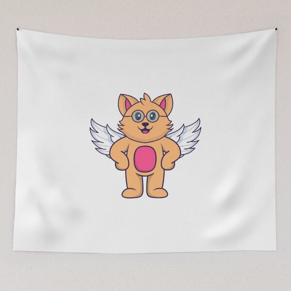 Item preview, Cat with Angel Wings - Angel Cat  designed and sold by ZafranOnline.