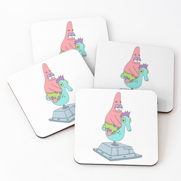 Item preview, Patrick Star Dream: Riding Seahorse Kiddie Ride Meme designed and sold by WitchyHippy.