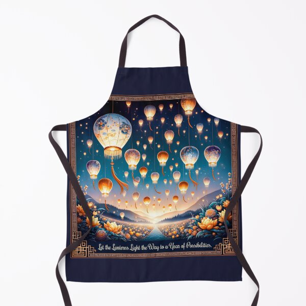 Item preview, Lanterns of Promise - Pathway to Possibilities New Year Illustration designed and sold by FEBRICAST.