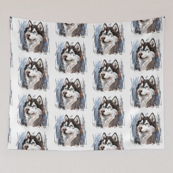 Item preview, Siberian Husky designed and sold by TraceyMackieArt.