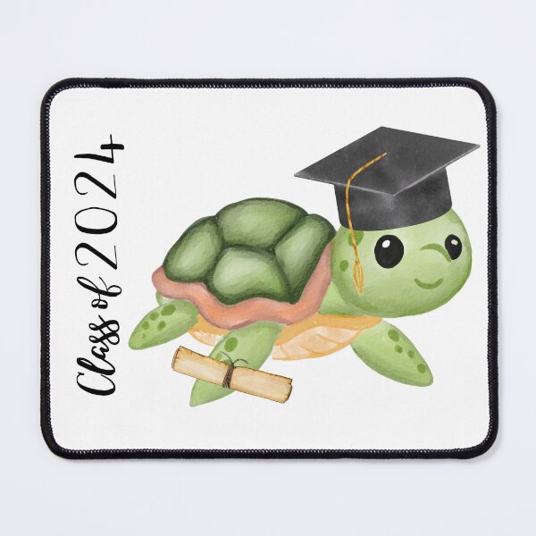 Item preview, Class of 2024| Graduation Sea Turtle with Grad Cap and Diploma designed and sold by azitabella.