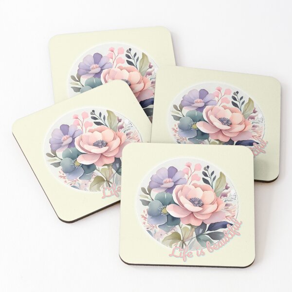 Item preview, Pastel Whisper: Life Blooms in Dreamy Hues designed and sold by purrfect pattern.