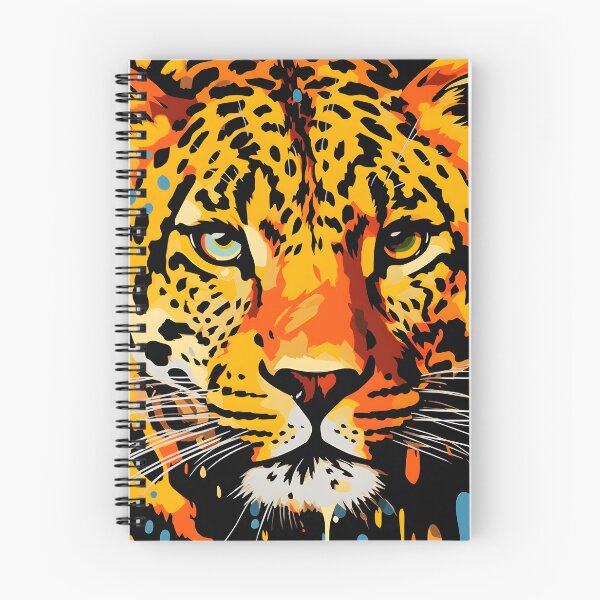 Item preview, Leopard portrait art. animal colorful. Animal throw pillow.  designed and sold by formform.