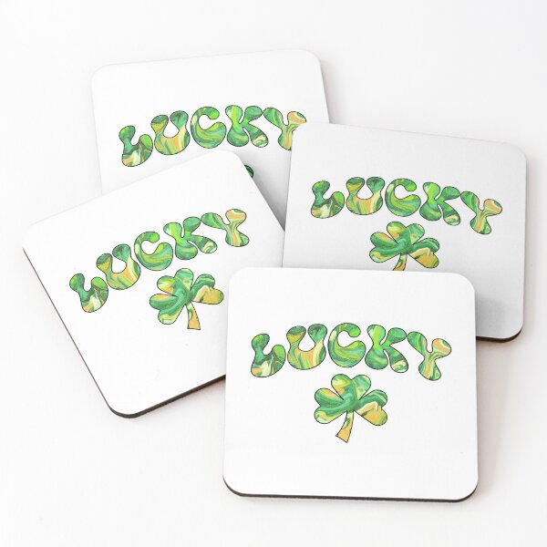 Item preview, Lucky Green Clover Typography designed and sold by FrescoDesign.