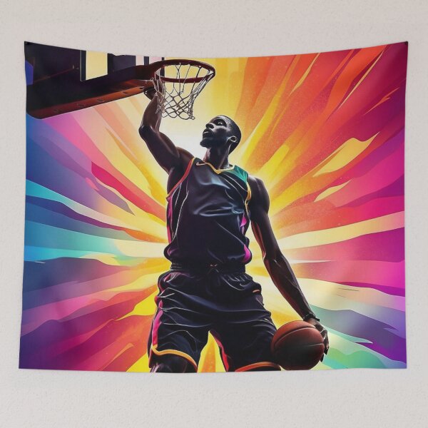 Item preview, 002 Silhouette of a Basketball Player designed and sold by Alexis Art Collection.