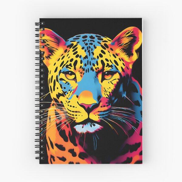Item preview, Leopard portrait art. animal colorful. Animal throw pillow.  designed and sold by formform.