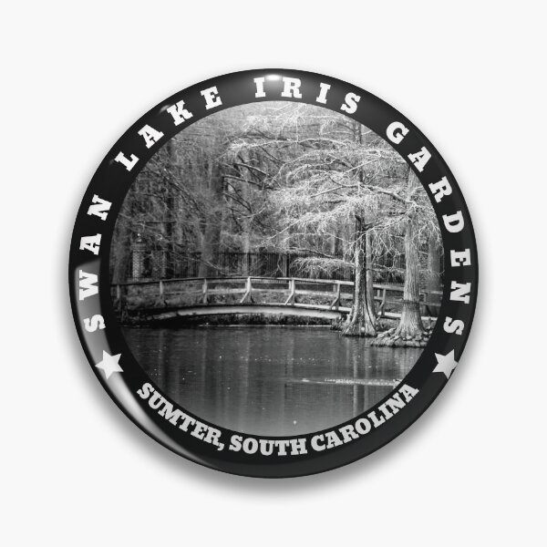 Item preview, Swan Lake Iris Gardens In Black & White designed and sold by cope64.