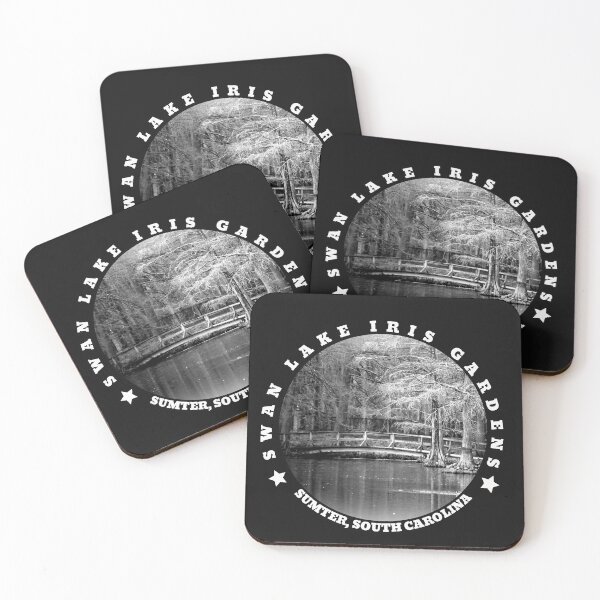 Item preview, Swan Lake Iris Gardens In Black & White designed and sold by cope64.