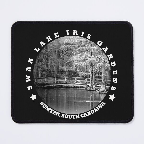 Item preview, Swan Lake Iris Gardens In Black & White designed and sold by cope64.
