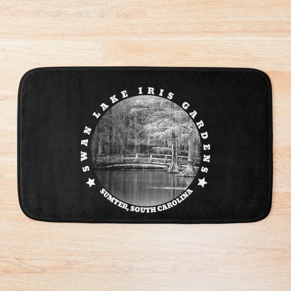 Item preview, Swan Lake Iris Gardens In Black & White designed and sold by cope64.