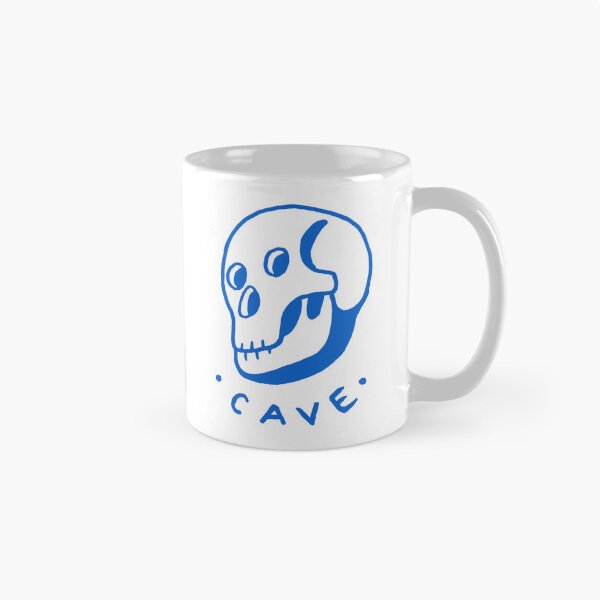 Item preview, Primitive, cave art of a skull with blue ink designed and sold by martodesign.