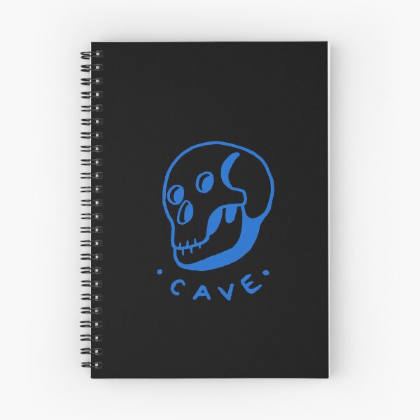 Item preview, Primitive, cave art of a skull with blue ink designed and sold by martodesign.