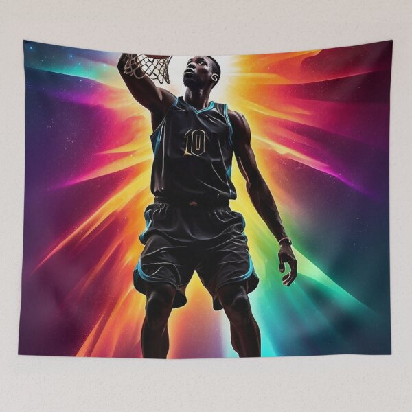 Item preview, 004 Silhouette of a Basketball Player designed and sold by Alexis Art Collection.