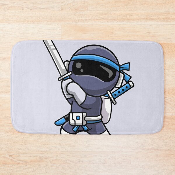 Item preview, Ninja in Space: Cute Astronaut with Sword Cartoon Vector  designed and sold by hjian8219.