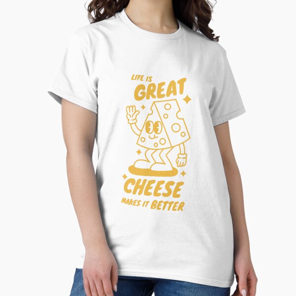 Item preview, Cheese retro character with funny quote. designed and sold by monkik.