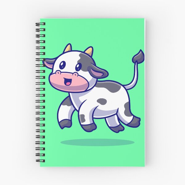 Item preview, Floating Bovine Bliss: Cute Cow Cartoon VectoR designed and sold by hjian8219.