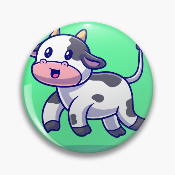Item preview, Floating Bovine Bliss: Cute Cow Cartoon VectoR designed and sold by hjian8219.