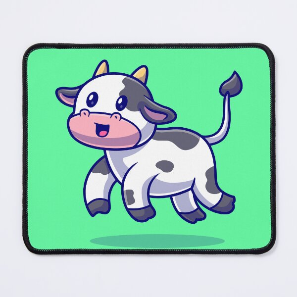 Item preview, Floating Bovine Bliss: Cute Cow Cartoon VectoR designed and sold by hjian8219.