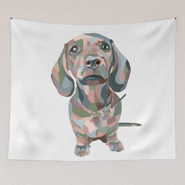 Item preview, Dachshund (sausage dog) designed and sold by Blue-Hive-Store.