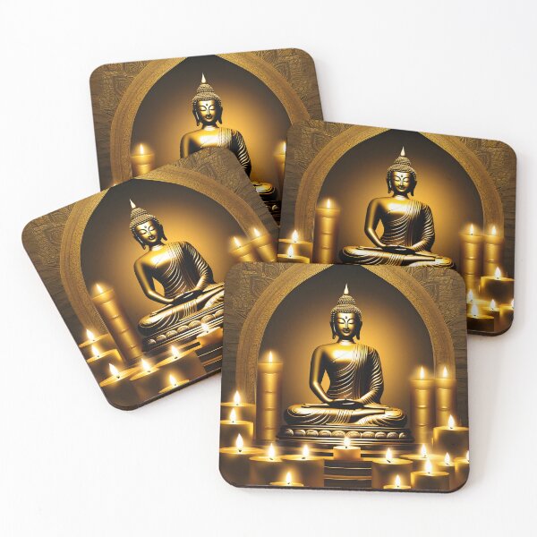 Item preview, Illustrative Meditating Buddha Design designed and sold by GPrint001.