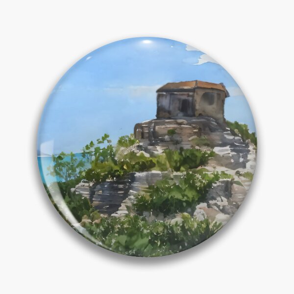 Item preview, Turquoise Tranquility: Tulum's Coastal Canvas designed and sold by Delemore Art.