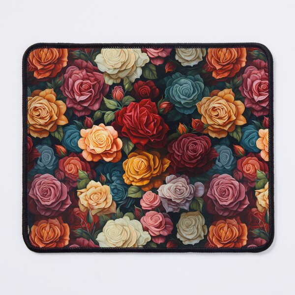 Aperçu de l'œuvre Peinture à l'huile de conception florale 4 créée et vendue par outside-visuals.