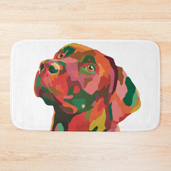 Item preview, Colourful Labrador Portrait designed and sold by Blue-Hive-Store.
