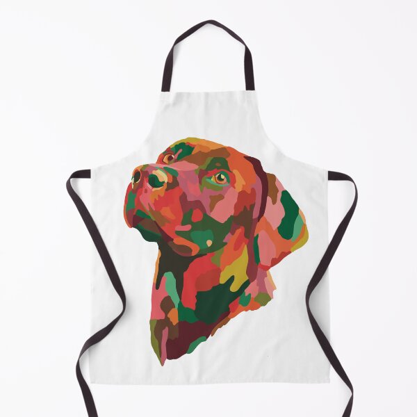 Item preview, Colourful Labrador Portrait designed and sold by Blue-Hive-Store.