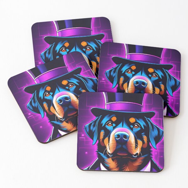 Item preview, Rottweiler in a top hat IX designed and sold by BlacCollection.