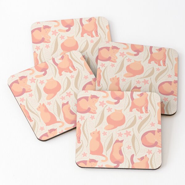 Item preview, Peachy Purrfection [ivory] designed and sold by Aia UENO design.