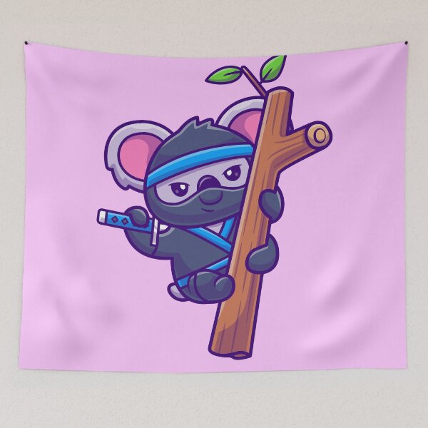 Item preview, Koala Ninja Adventures: Cute Cartoon Vector Icon" designed and sold by hjian8219.