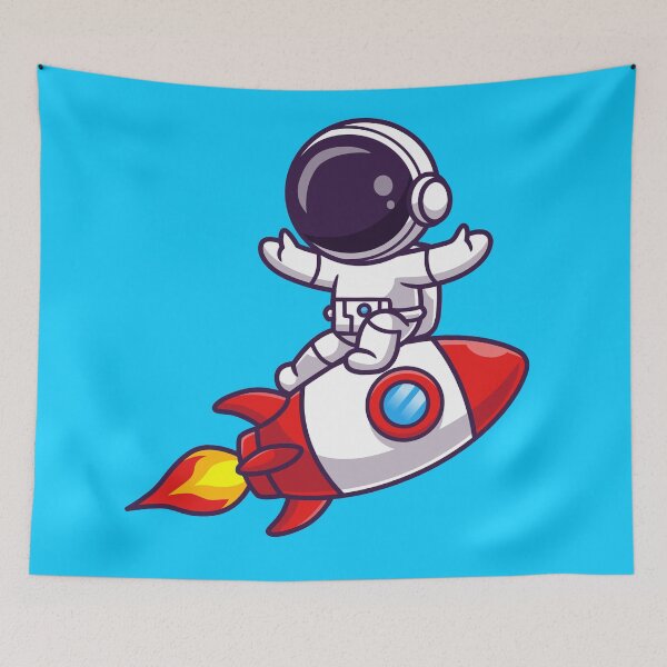 Item preview, Cosmic Cuteness: Adorable Astronaut on a Rocket Adventur designed and sold by hjian8219.