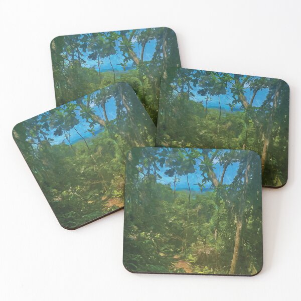 Item preview, Rain forest trail in watercolor designed and sold by Intermundium.