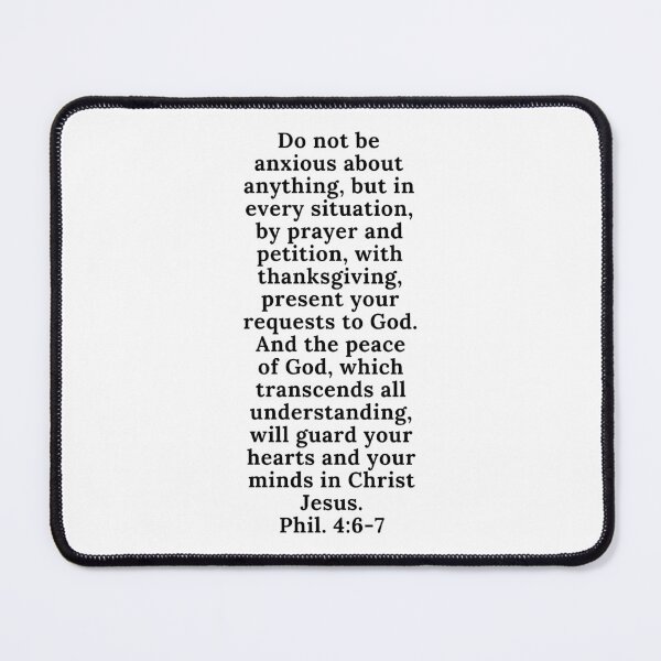 Item preview, Philippians 4:6-7 designed and sold by EtienneBeukes.