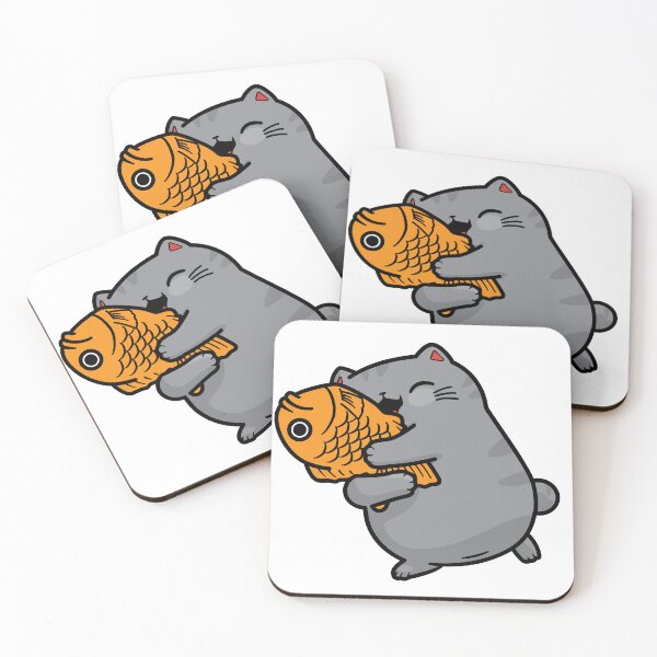 Item preview, Cat Taiyaki Sticker designed and sold by DropDeadSticker.